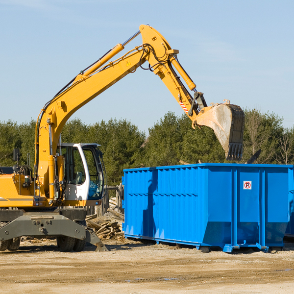 is there a minimum or maximum amount of waste i can put in a residential dumpster in Garnet